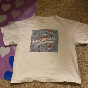 billabong boys white t-shirt